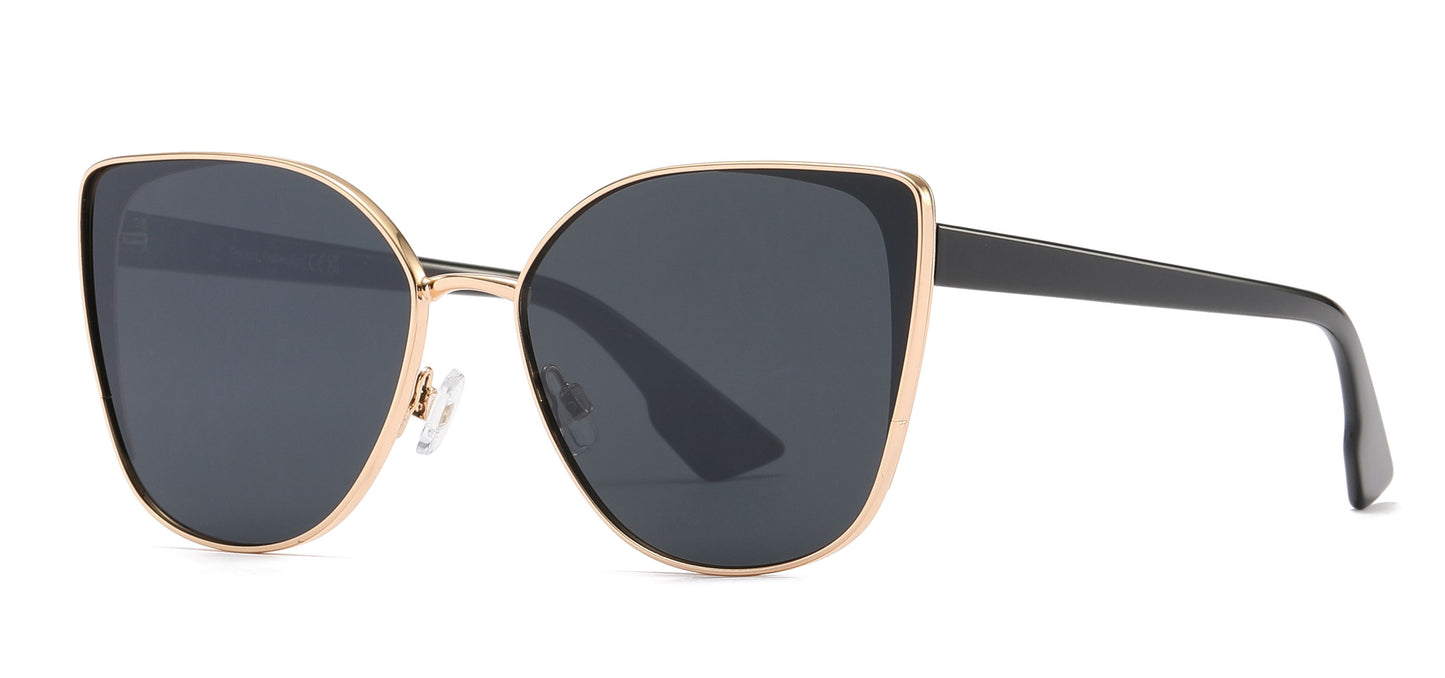 FC 6582 - Fashion Metal Cat Eye Sunglasses