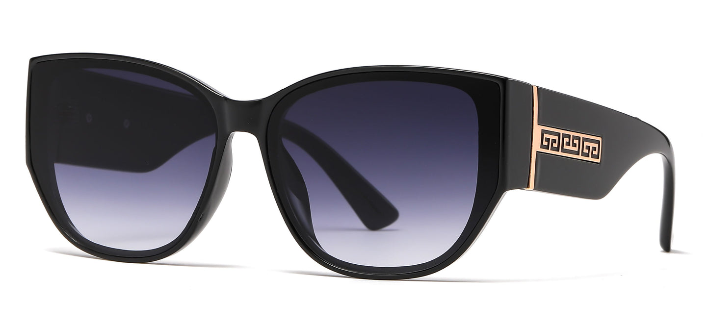 2681 - Cat Eye Women Fashion Plastic Sunglasses