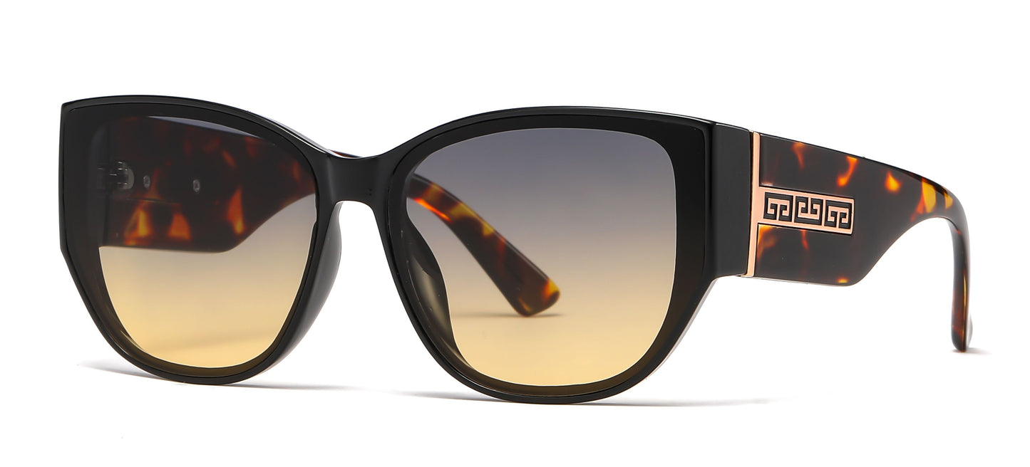 2681 - Cat Eye Women Fashion Plastic Sunglasses