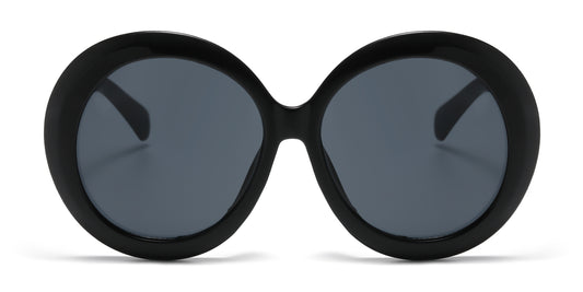 2685 - Large Round Plastic Sunglasses