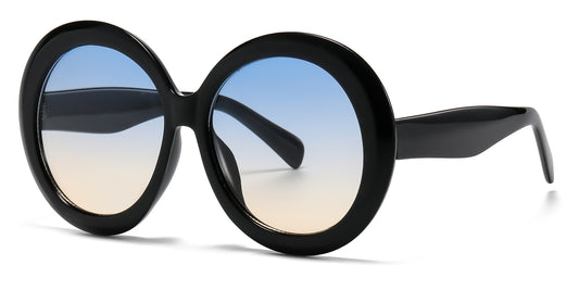 2685 - Large Round Plastic Sunglasses