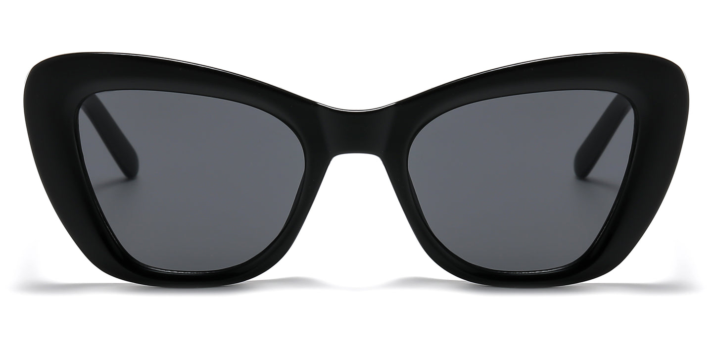 2686 - Women Cat Eye Plastic Sunglasses