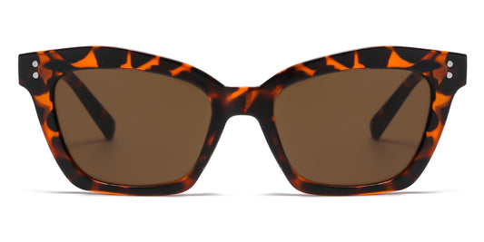 2694 - Small Square Cat Eye Women Plastic Sunglasses