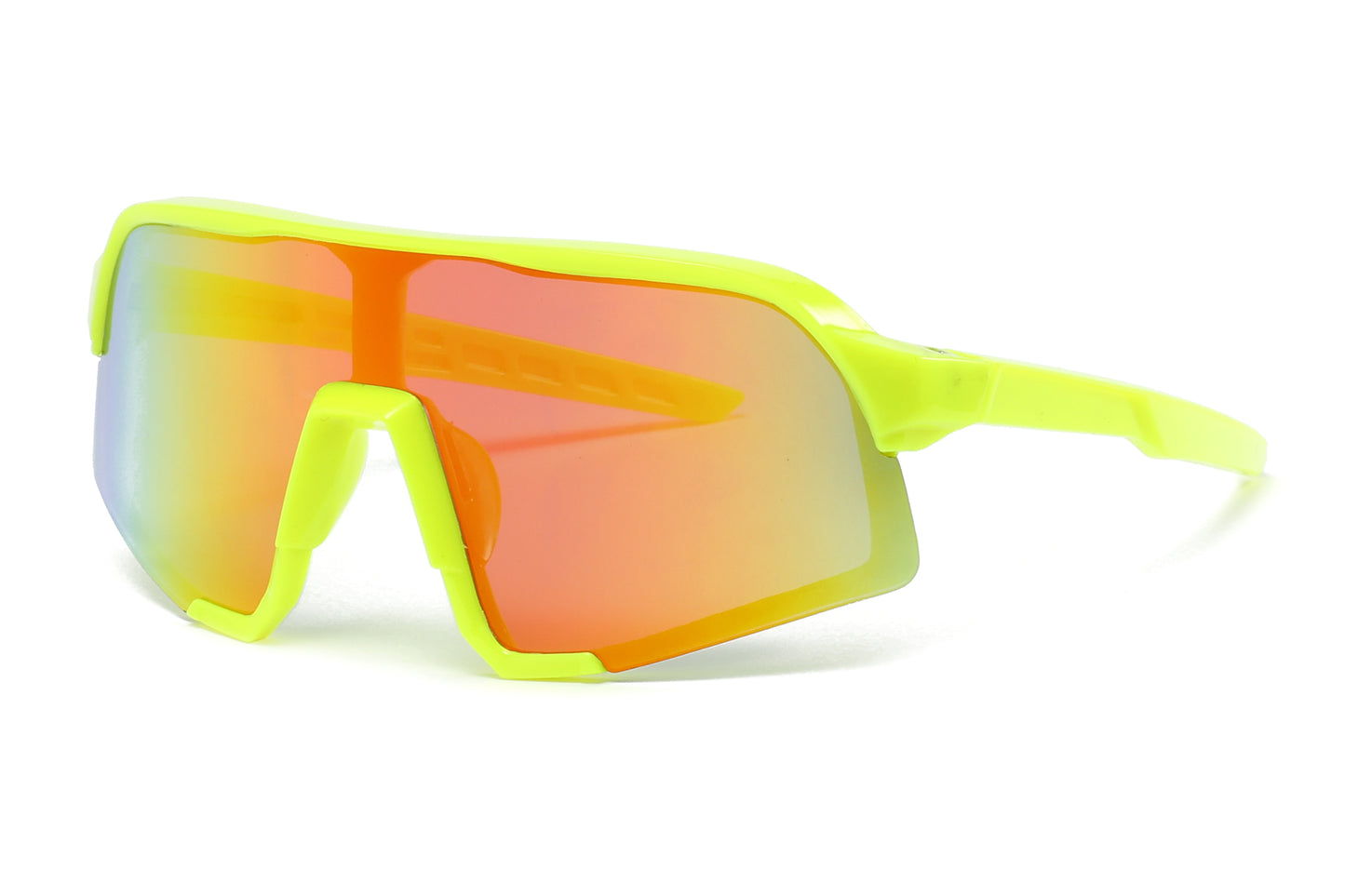 4582 - Kids Sport One shield Sunglasses with Color Mirrored Lens