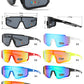 4583 - Kids Sports Shield Sunglasses with Color Mirrored Lens