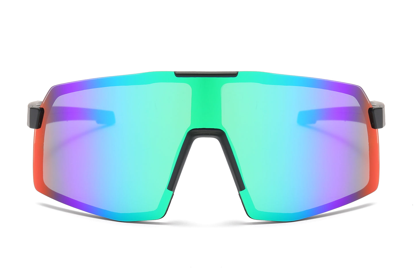 4584 - Kids Sport One shield Sunglasses with Color Mirrored Lens