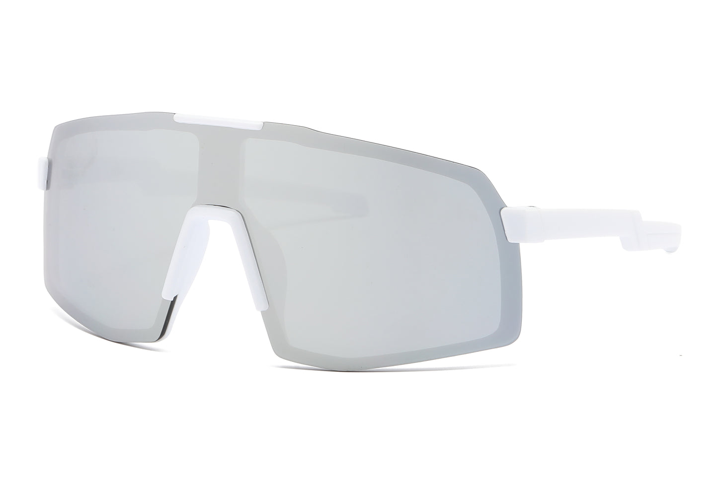 4584 - Kids Sport One shield Sunglasses with Color Mirrored Lens