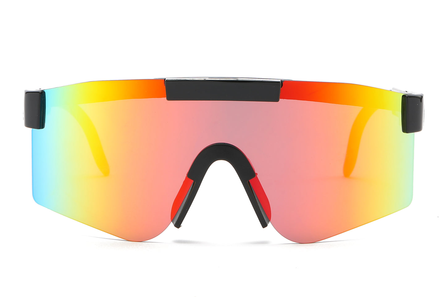 4585 - Kids Sport One shield Sunglasses with Color Mirrored Lens