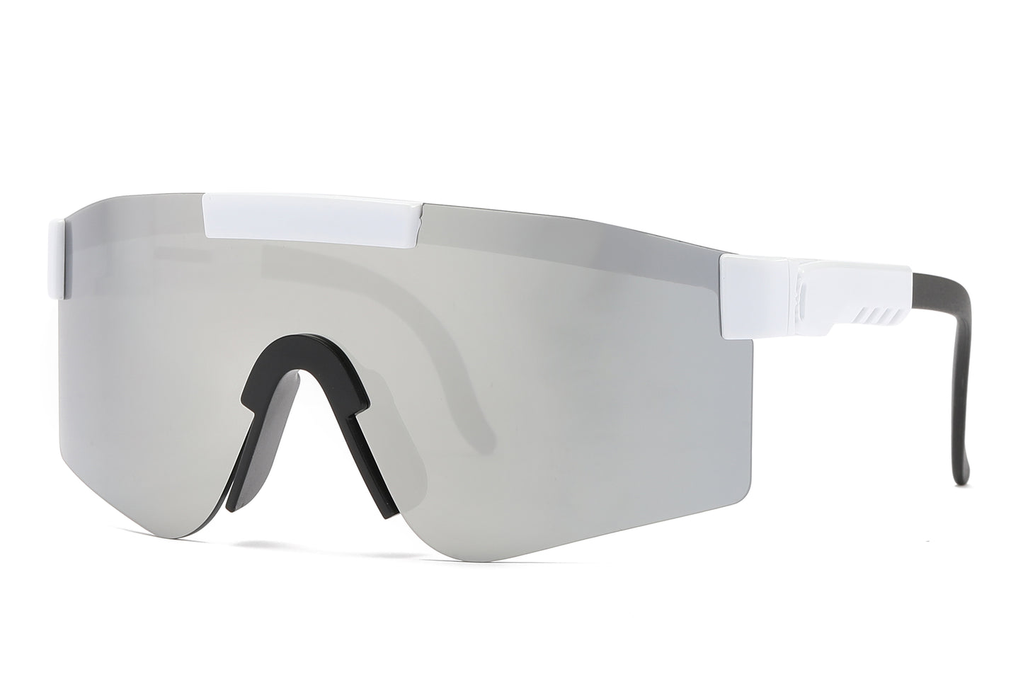 4585 - Kids Sport One shield Sunglasses with Color Mirrored Lens