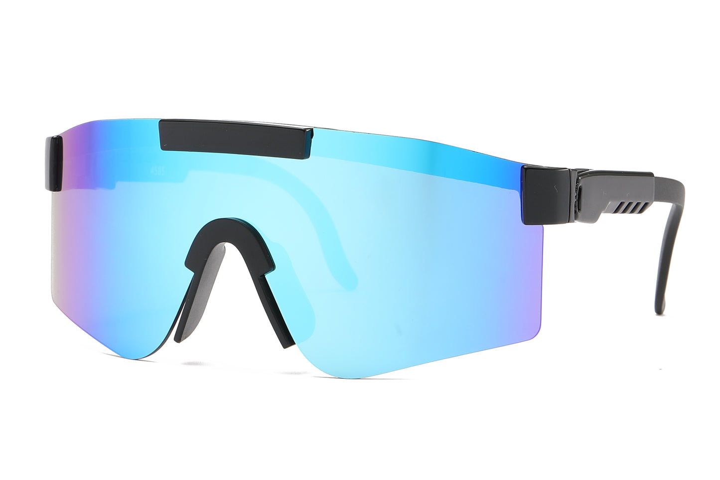 4585 - Kids Sport One shield Sunglasses with Color Mirrored Lens