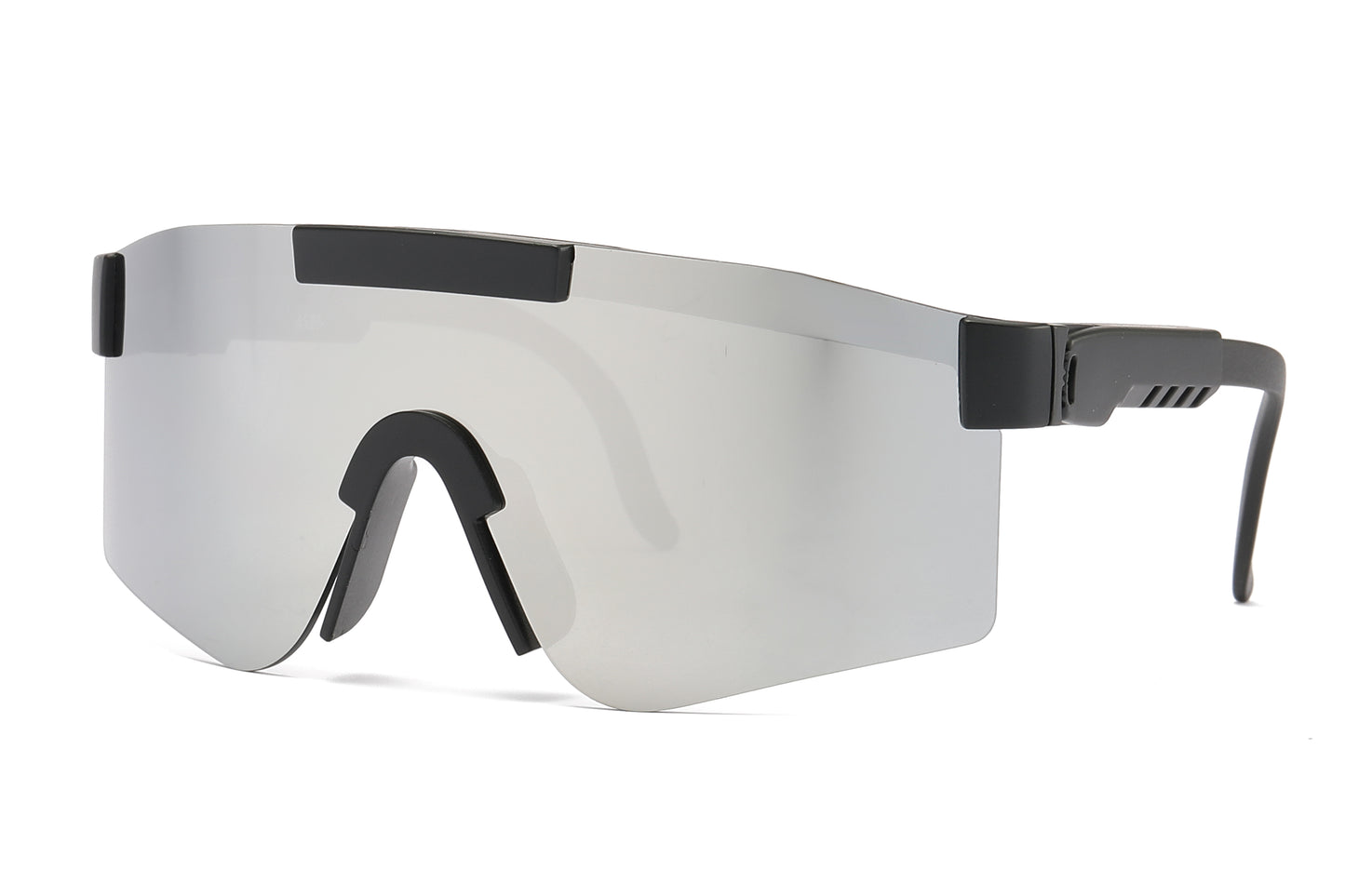 4585 - Kids Sport One shield Sunglasses with Color Mirrored Lens