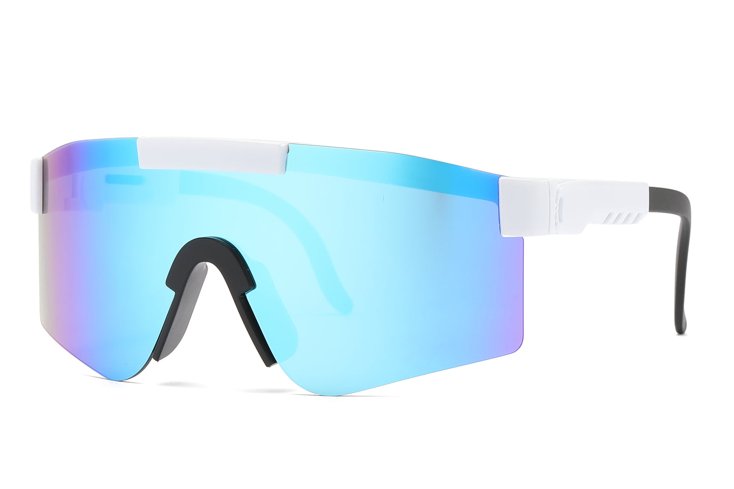 4585 - Kids Sport One shield Sunglasses with Color Mirrored Lens