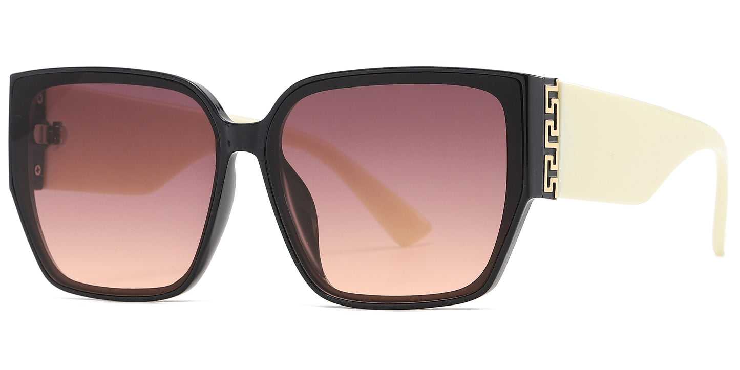 5218 - Fashion Plastic Square Butterfly Sunglasses