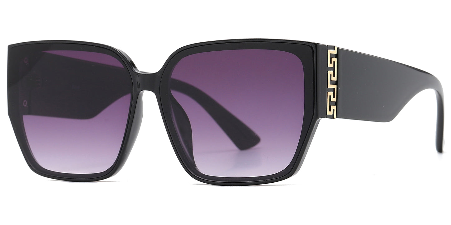 5218 - Fashion Plastic Square Butterfly Sunglasses