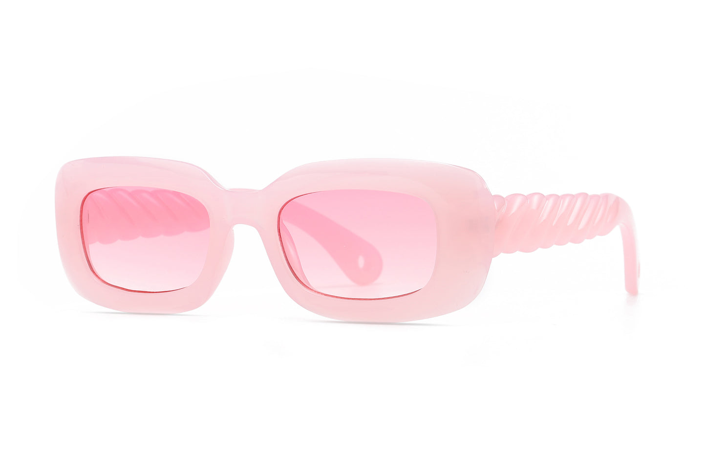 5223 - Rectangular Plastic Sunglasses