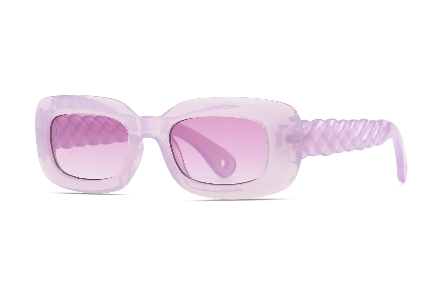 5223 - Rectangular Plastic Sunglasses