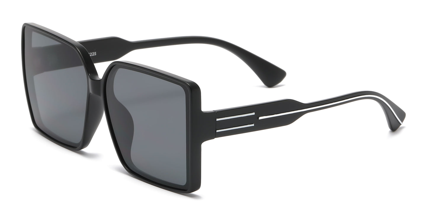 5225 - Fashion Plastic Square Sunglasses