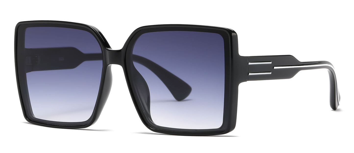 5225 - Fashion Plastic Square Sunglasses