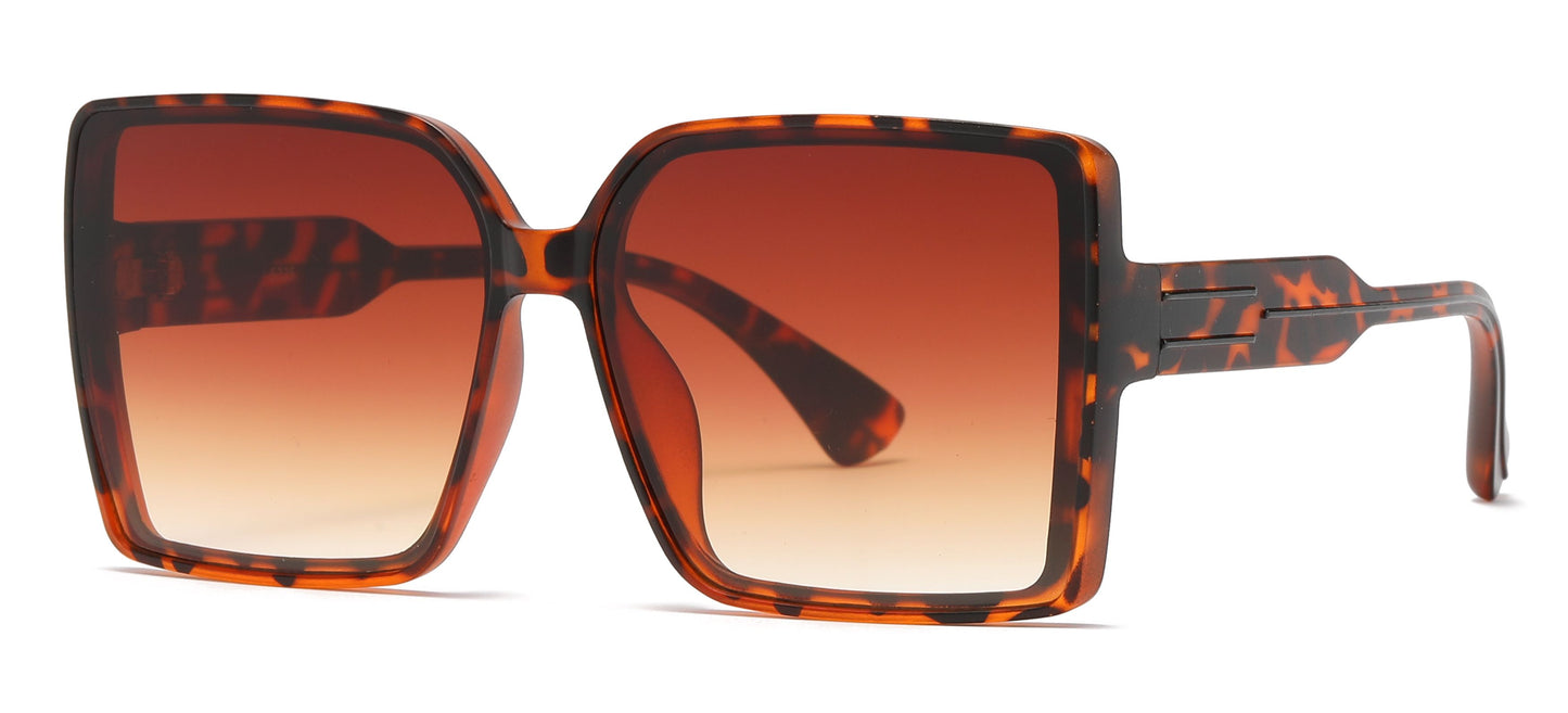 5225 - Fashion Plastic Square Sunglasses