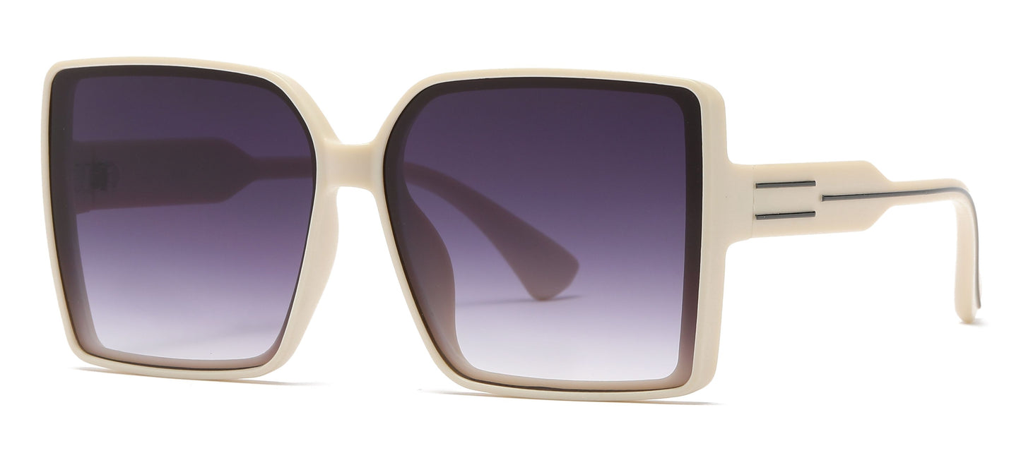 5225 - Fashion Plastic Square Sunglasses