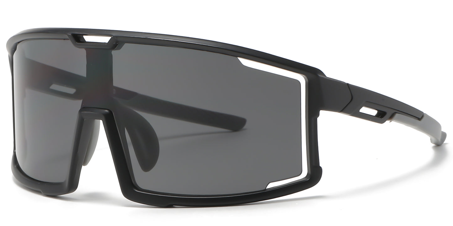 5230 - One Piece Lens Plastic Shield Sunglasses