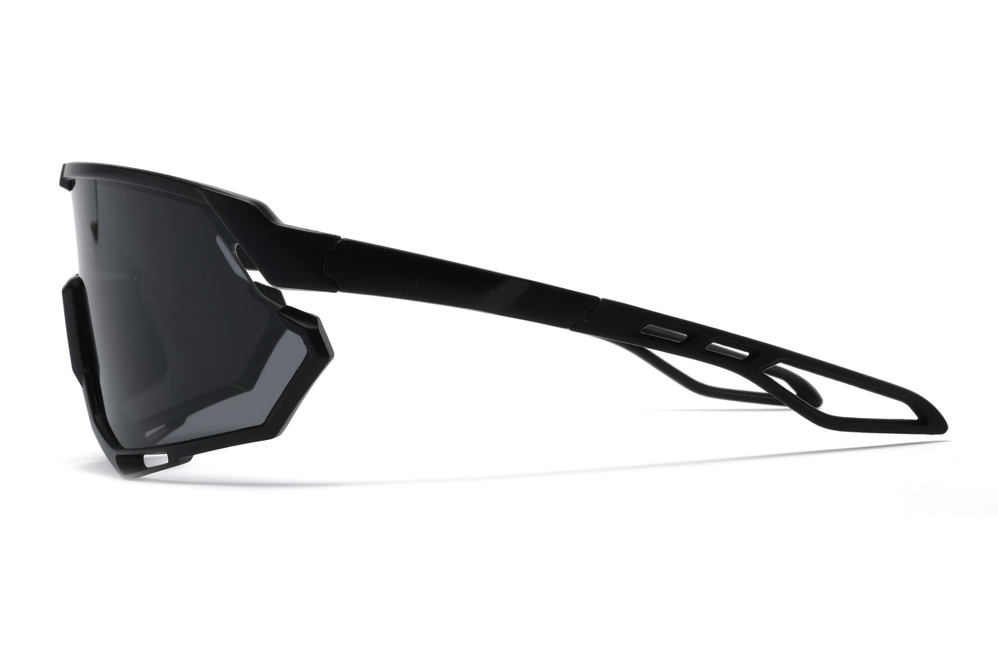 5231 - Plastic Sports Sunglasses with Color Mirror Lens