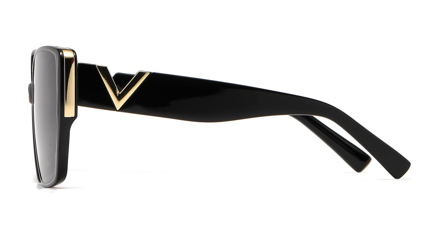 5236 - Fashion Square Butterfly Plastic Sunglasses