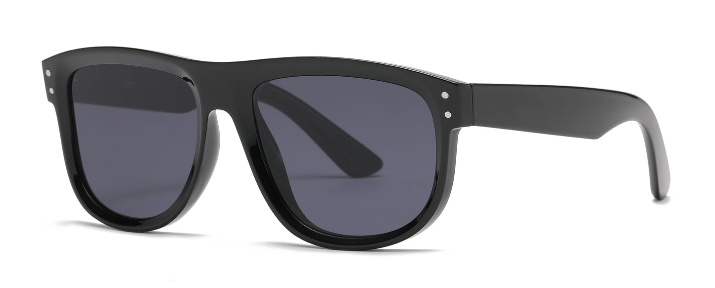 5242 - Fashion Plastic Sunglasses with Flat Lens