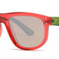 5242 - Fashion Plastic Sunglasses with Flat Lens