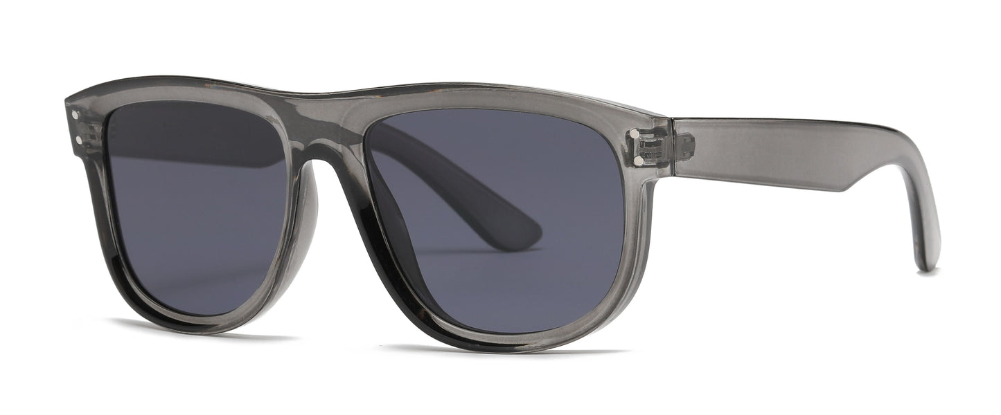 5242 - Fashion Plastic Sunglasses with Flat Lens