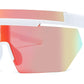 5249 - One Piece Shield Wrap Around Plastic Sunglasses