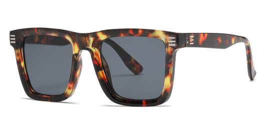 5256 - Square Plastic Sunglasses