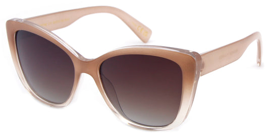 PL 6176 - Polarized Women Cat Eye Plastic Sunglasses