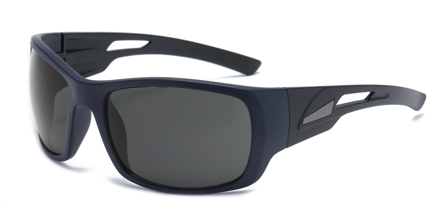 6801 - Men Plastic Sport Sunglasses