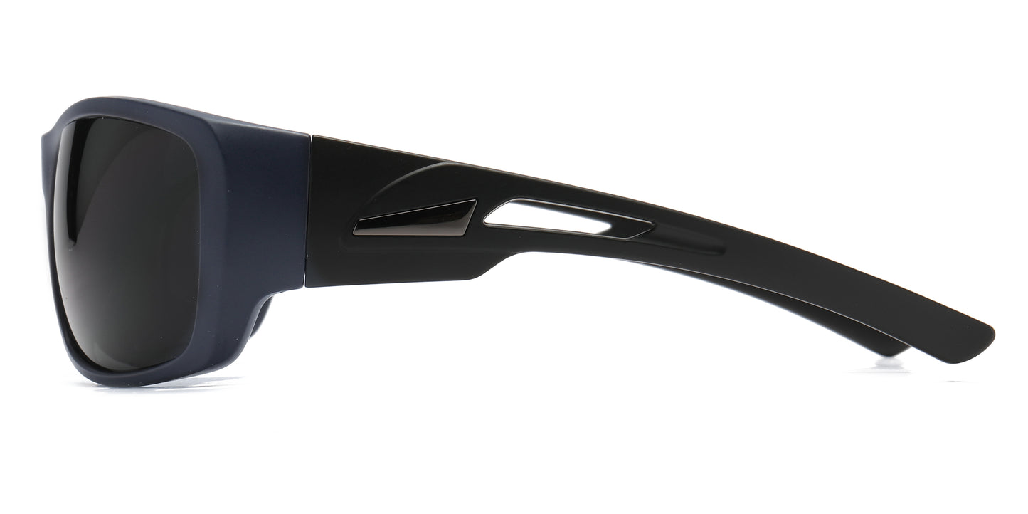 6801 - Men Plastic Sport Sunglasses