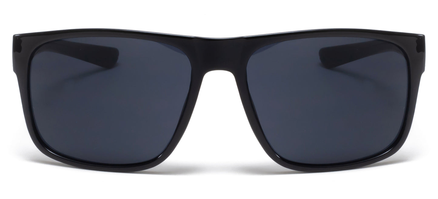 6802 RVC - Classic Sport with Color Mirror Plastic Sunglasses