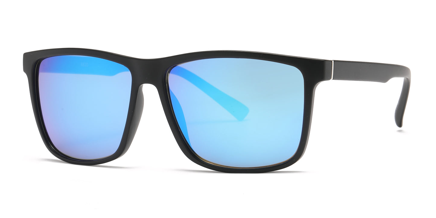 6820 - Square Sport Men Plastic Sunglasses