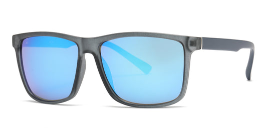 6820 - Square Sport Men Plastic Sunglasses