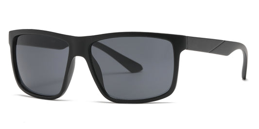 6829 - Classic Square Sports Plastic Sunglasses