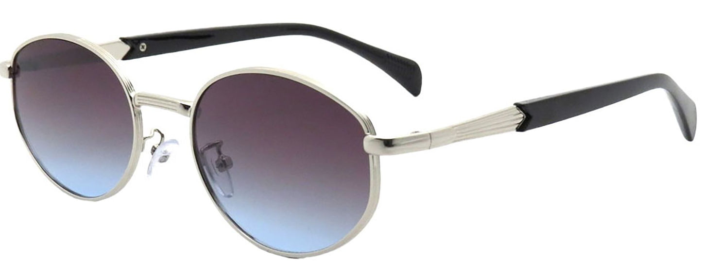 7030 - Round Fashion Metal Sunglasses