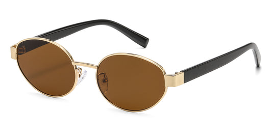 7036 - Round Fashion Metal Sunglasses