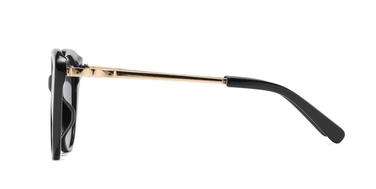 8032 - Plastic Round Cat Eye Sunglasses