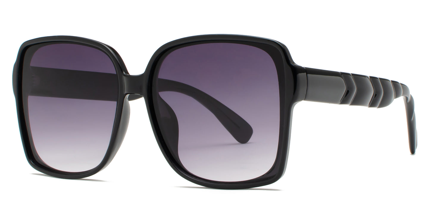 9006 - Women Plastic Square Sunglasses