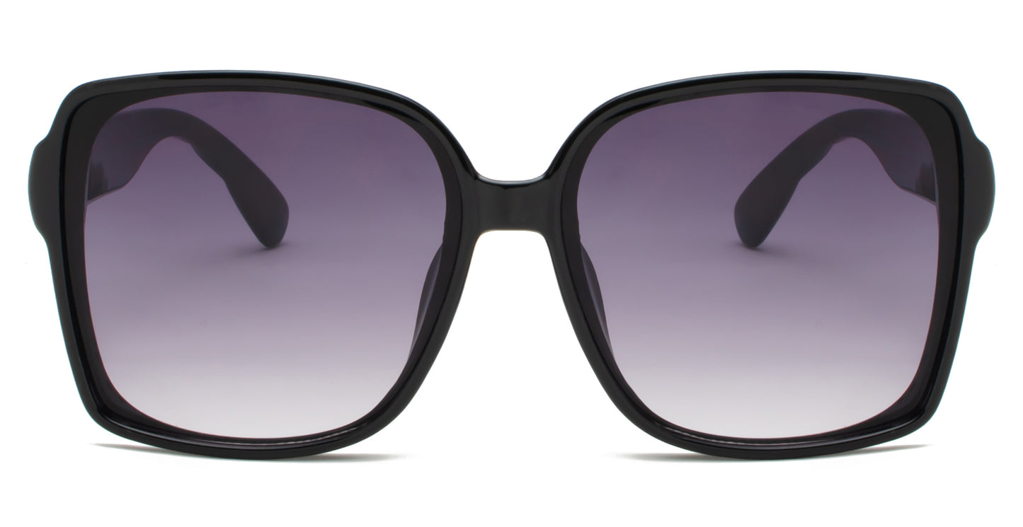 9006 - Women Plastic Square Sunglasses
