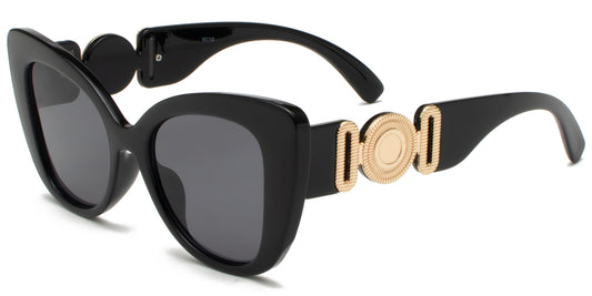 9010 - Fashion Plastic Cat Eye Sunglasses