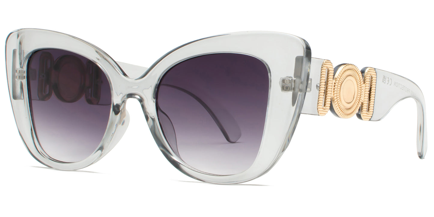 9010 - Fashion Plastic Cat Eye Sunglasses