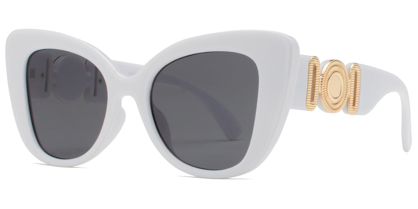 9010 - Fashion Plastic Cat Eye Sunglasses