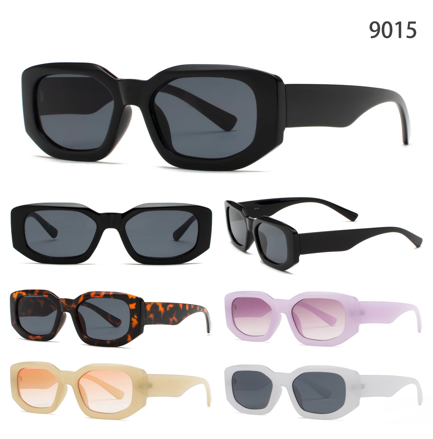 9015 - Fashion Plastic Sunglasses