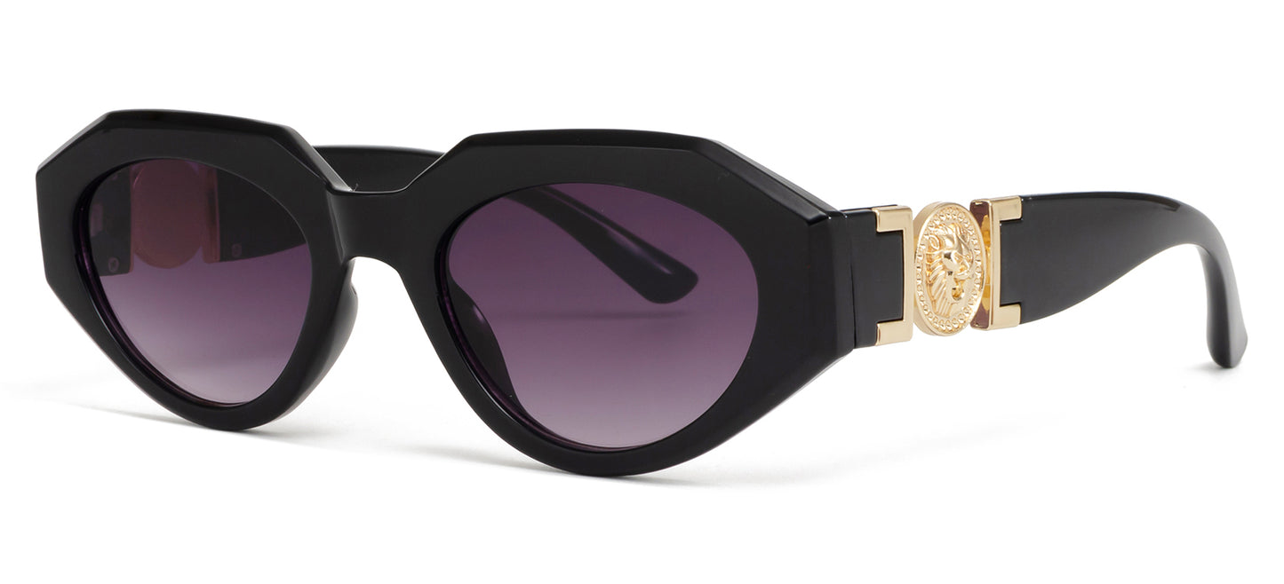 9019 - Plastic Cat Eye Women Sunglasses
