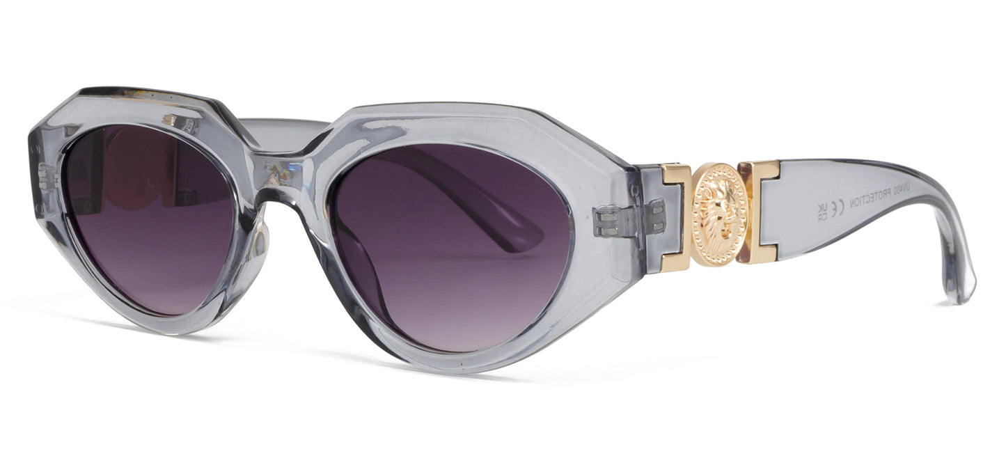 9019 - Plastic Cat Eye Women Sunglasses